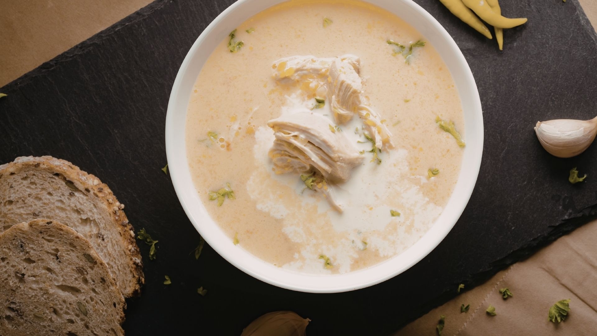 Kremalı Tavuk Çorbası